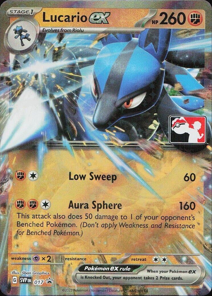 Lucario Ex (Prize Pack Series 3)
