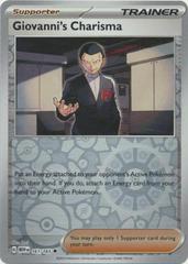 Giovanni's Charisma